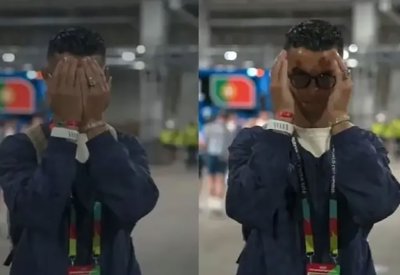 ما معنى الإشارة الغريبة التي قام بها رونالدو قبل خروجه من كأس العالم؟