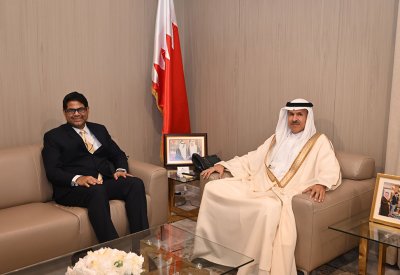 وكيل وزارة الداخلية لشئون الجنسية والجوازات والإقامة يستقبل سفير جمهورية الهند لدى مملكة البحرين