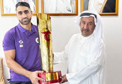 بن جلال يستقبل قائد فريق باربار محمود عبدالقادر