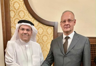 مستشار رئيس روسيا الاتحادية يستقبل سفير مملكة البحرين في موسكو
