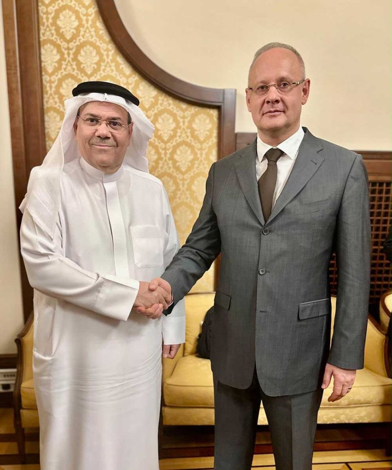مستشار رئيس روسيا الاتحادية يستقبل سفير مملكة البحرين في موسكو