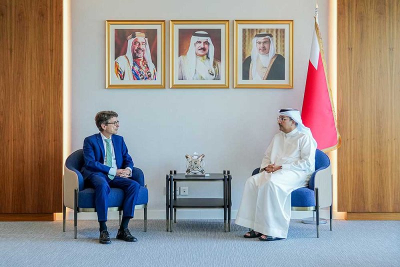 وكيل "المواصلات" لشؤون الموانئ والملاحة البحرية يجتمع مع السفير الألماني