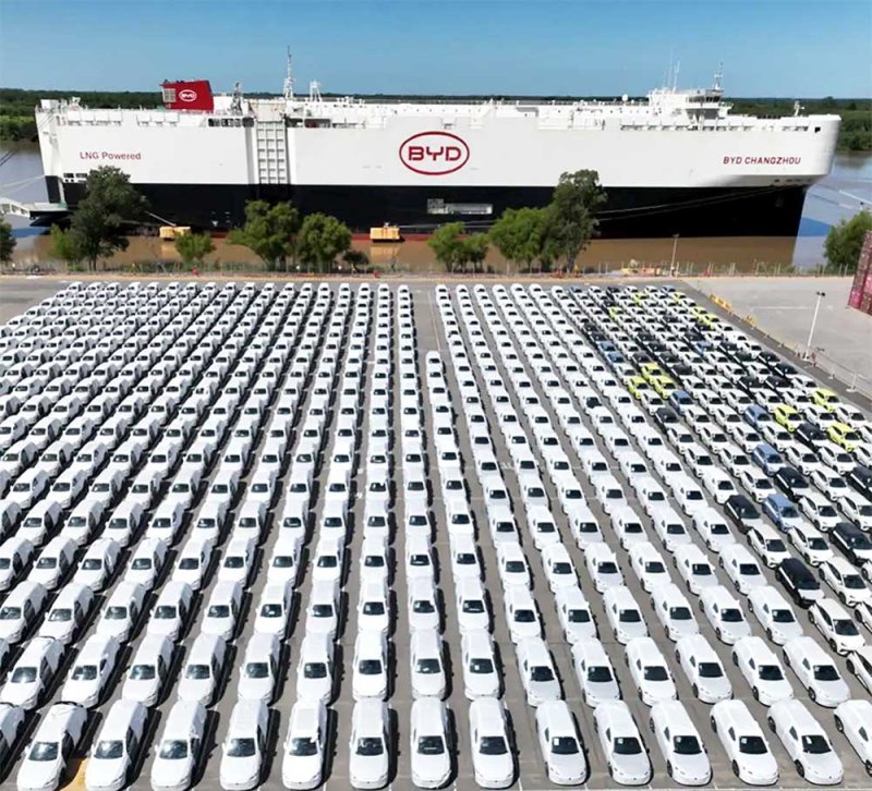 “BYD” تعزز حضورها العالمي بقفزة 95 % في المبيعات الخارجية