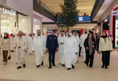المؤسسة الملكية للأعمال الإنسانية تنظم  "مسيرة الشكر والعرفان لأبطال الصفوف الأمامية"