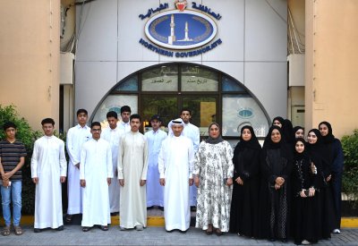 محافظ الشمالية يستقبل عددًا من طلبة المرحلة الثانوية ضمن مساق خدمة المجتمع