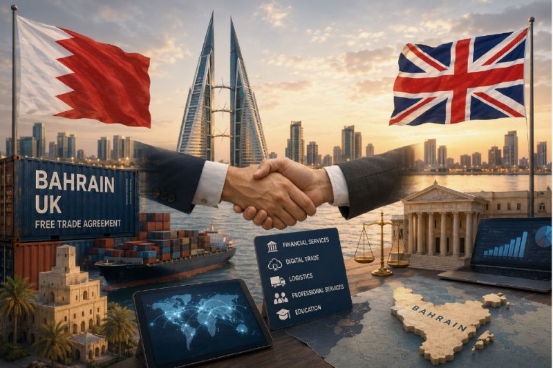أبعاد | اتفاقية التجارة الحرة الخليجية البريطانية.. فرصة البحرين لاقتصاد الخدمات