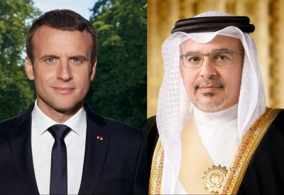 سمو ولي العهد رئيس مجلس الوزراء يهنئ الرئيس الفرنسي بذكرى اليوم الوطني