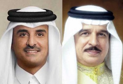 الملك المعظم يقدم التعازي والمواساة إلى سمو أمير دولة قطر بوفاة صاحب السمو الأمير الوالد الشيخ حمد بن خليفة آل ثاني رحمه الله