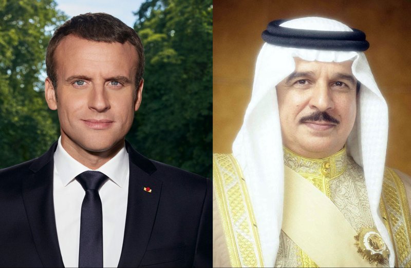جلالة الملك المعظم يهنئ الرئيس الفرنسي بذكرى اليوم الوطني