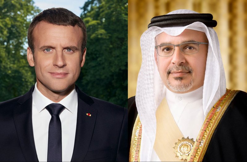 سمو ولي العهد رئيس مجلس الوزراء يهنئ الرئيس الفرنسي بذكرى اليوم الوطني