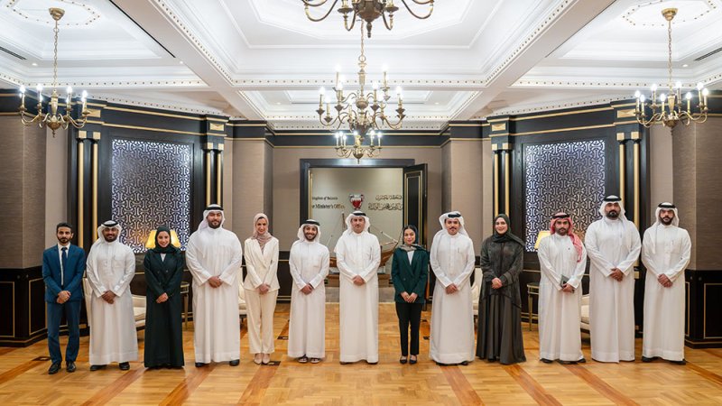 وزير العدل والشؤون الإسلامية والأوقاف يلتقي منتسبي الدفعة الحادية عشرة من برنامج رئيس مجلس الوزراء لتنمية الكوادر الحكومية