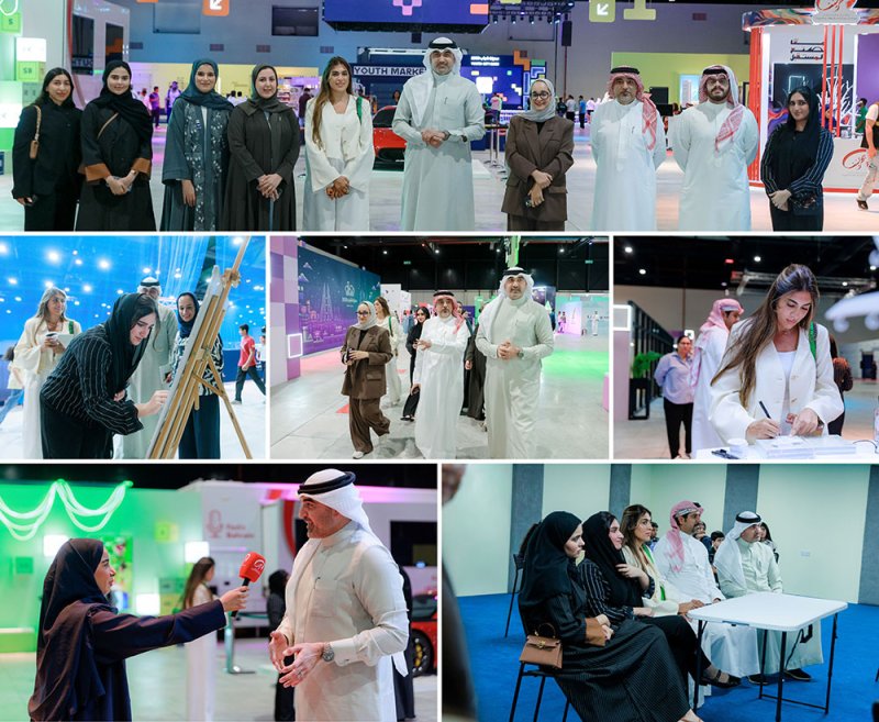 وفد بنك البحرين الوطني في زيارة إلى مدينة شباب 2030