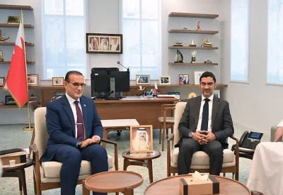 وزير شؤون البلديات والزراعة يستقبل الأمين التنفيذي لهيئة مكافحة الجراد الصحراوي في المنطقة الوسطى