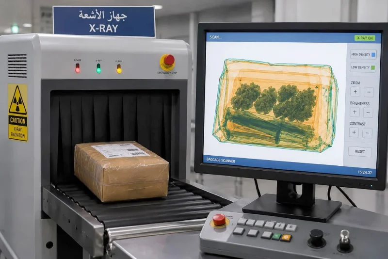 شرطة متنكرون يطيحون بمتهم استلم طردًا محشوًّا بالماريجوانا