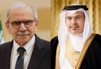سمو ولي العهد رئيس مجلس الوزراء يتلقى اتصالاً هاتفياً من دولة السيد نواف سلام رئيس مجلس وزراء الجمهورية اللبنانية