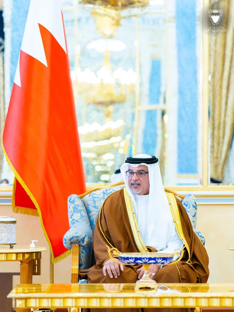 سمو ولي العهد رئيس مجلس الوزراء: ما تشهده مملكة البحرين من تطورٍ في مختلف الميادين يعكس ما تتمتع به الكوادر الوطنية من كفاءة واقتدار