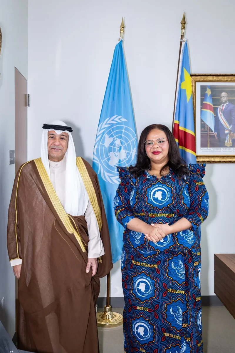 البديوي يلتقي بوزيرة الخارجية والتعاون الدولي في جمهورية الكونغو الديموقراطية، رئيسة الدورة الحالية لمجلس الأمن، لبحث أوجه التعاون بين الجانبين