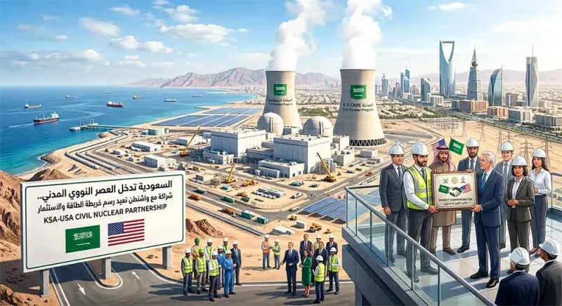 السعودية تدخل العصر النووي المدني.. شراكة مع واشنطن تعيد رسم خريطة الطاقة والاستثمار