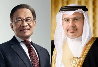 اتصال هاتفي بين سمو ولي العهد رئيس مجلس الوزراء ومعالي رئيس وزراء ماليزيا