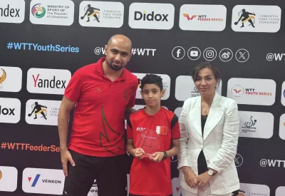 الهاشمي يحقق إنجازين في بطولة WTT Youth Contender  بأوزبكستان
