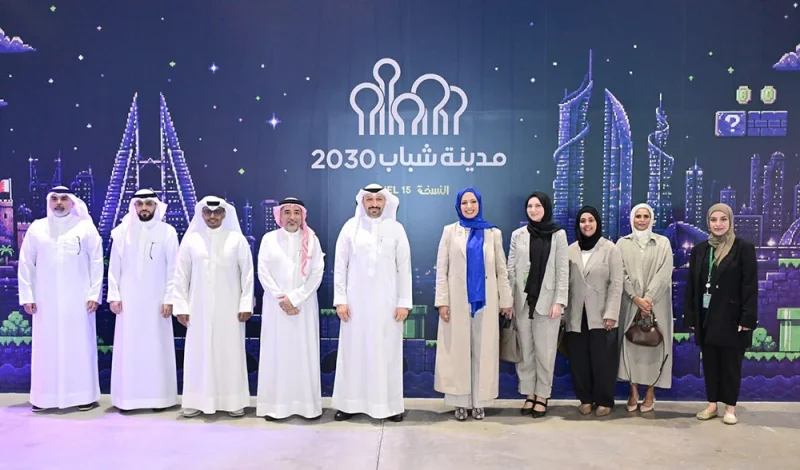 وفد من بيت التمويل الكويتي - البحرين يزور مدينة شباب 2030