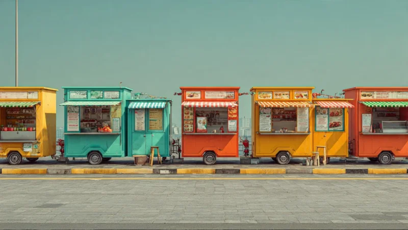 عربات بيع الأطعمة بشارع البديع تنتقل إلى سار