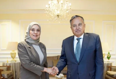 الأمين العام لجامعة الدول العربية يستقبل سفيرة مملكة البحرين لدى جمهورية مصر العربية والمندوبة الدائمة لدى الجامعة