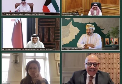 وزير الخارجية يشارك في لقاء تشاوري مع وزراء الخارجية في دول مجلس التعاون عبر الاتصال المرئي