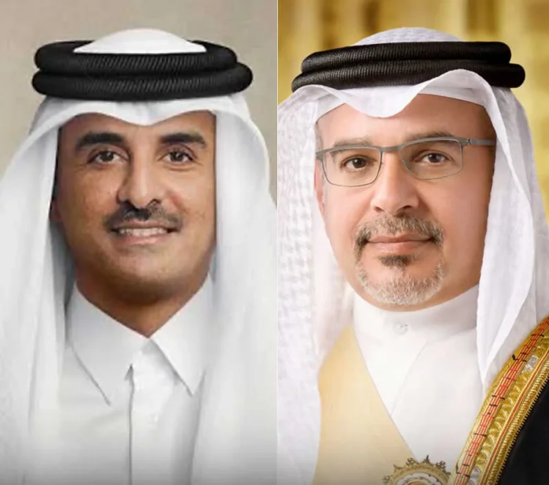 سمو ولي العهد رئيس الوزراء يتلقى برقية شكر جوابية من سمو أمير دولة قطر