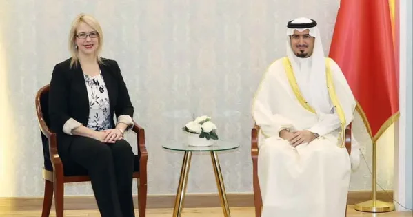 محافظ العاصمة يستقبل سفيرة الولايات المتحدة الأمريكية