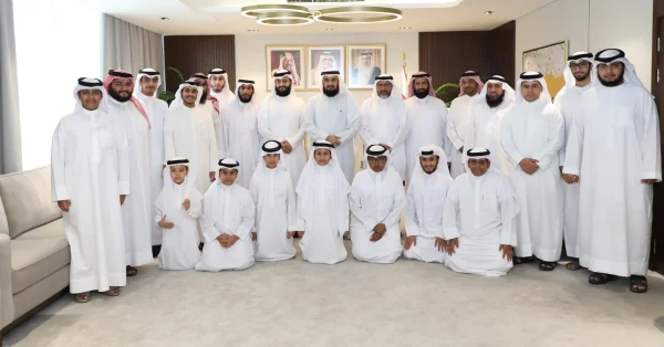 نائب رئيس مجلس شؤون الأوقاف الإسلامية يستقبل طلبة مركز عبدالرحمن جاسم كانو لتعليم القرآن الكريم
