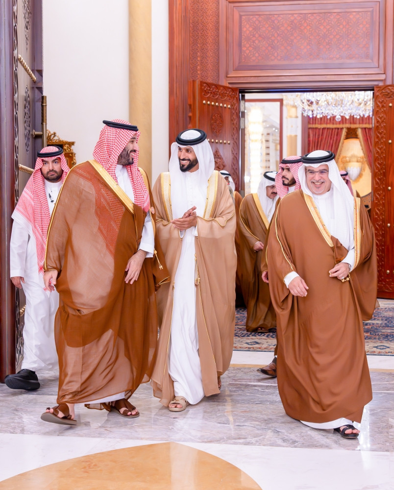 سمو ولي العهد الامير سلمان بن حمد و سمو الامير محمد بن سلمان ولي عهد السعودية يتراسان اجتماع مجلس التنسيق البحريني السعودي 2-12-2025 