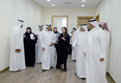 رئيس محكمة التمييز يتفقد مبنى محاكم الأسرة الجديد في الحنينية
