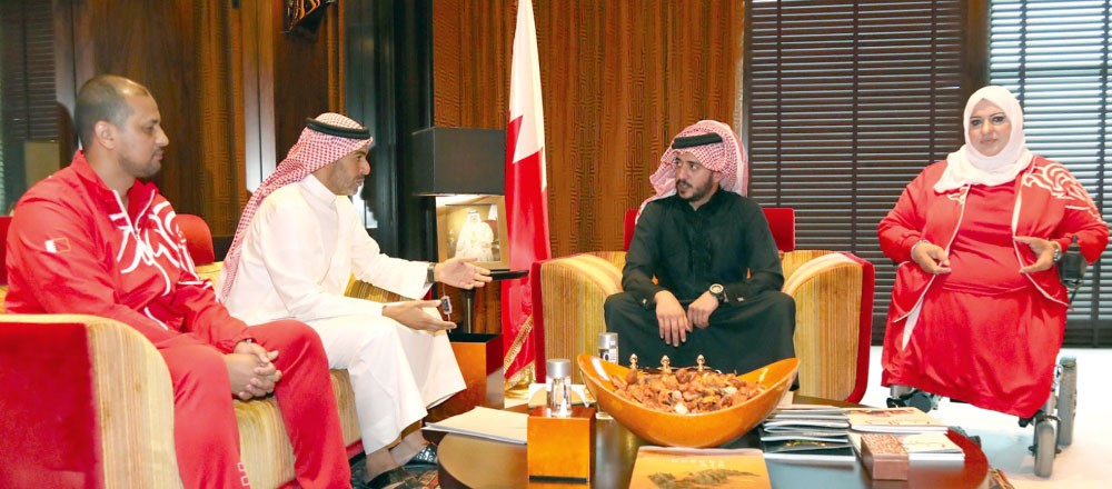 خالد بن حمد:  أثلجت صدورنا بإنجازاتك المتميزة فأنت نموذج للرياضي المُشرف