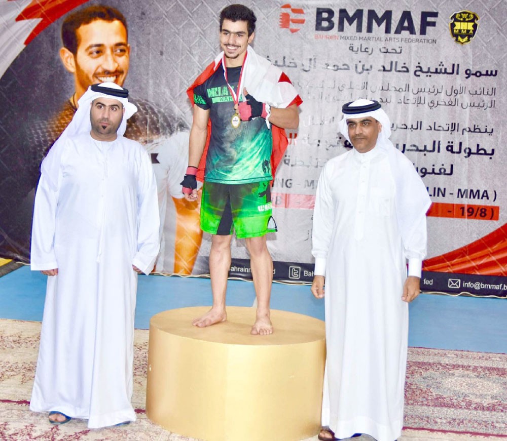 العبدولي يثمن جهود خالد بن حمد لدعم الرياضات القتالية بالمنطقة