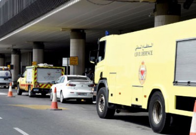  نجاح تمرين إخلاء في المطار