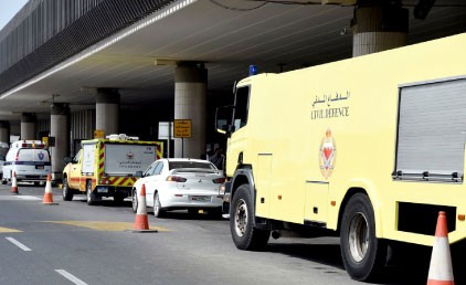  نجاح تمرين إخلاء في المطار
