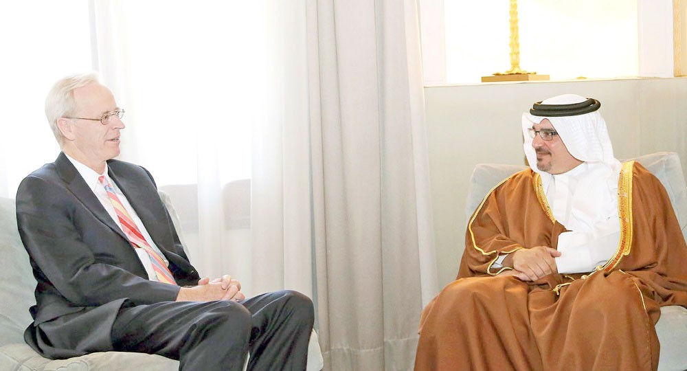 سمو ولي العهد:	العلاقات الاستراتيجية بين المنامة وواشنطن محل اهتمام دائم