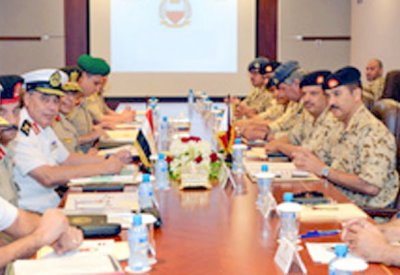 “العسكرية البحرينية المصرية” تبحث التنسيق المشترك