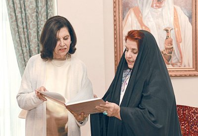 سمو قرينة العاهل تشيد بمسيرة عطاء عائشة يتيم
