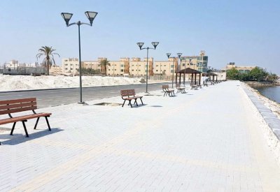 استكمال تنفيذ أولى مراحل ممشى خليج توبلي