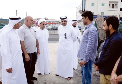 وزير النفط يتفقد موقع تفجير أنابيب النفط 