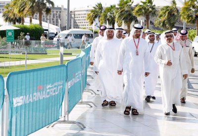  سمو ولي العهد: دور كبير للبحرين والإمارات في انتشار سباقات الفورمولا 1