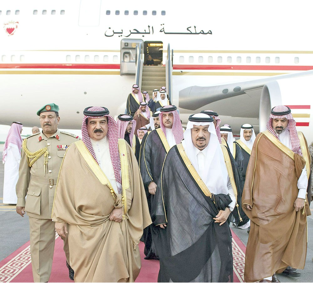 جلالة الملك يصل إلى السعودية