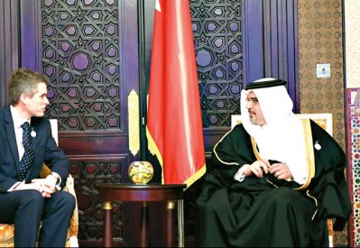 سمو ولي العهد: تعزيز الشراكات الدولية لترسيخ أسس الأمن والاستقرار