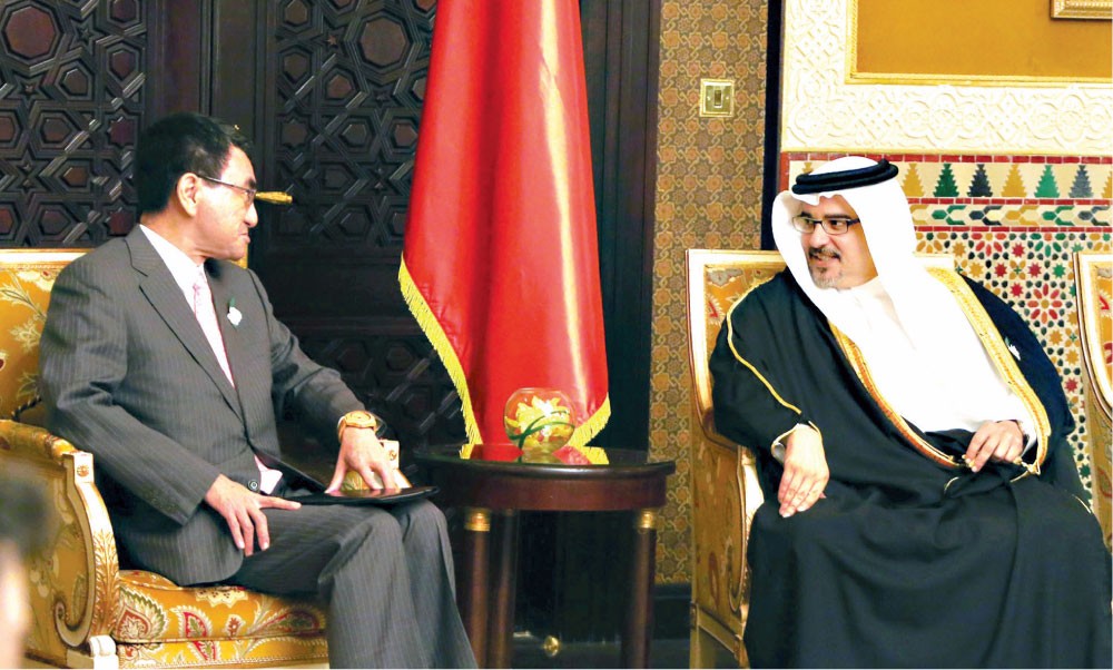 سمو ولي العهد: العلاقات المتميزة بين البحرين واليابان عززت شراكتهما