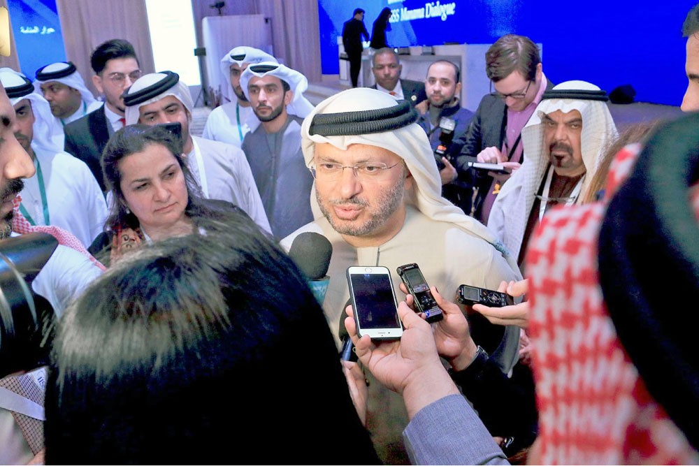 قرقاش: الإمارات دولة قومية.. ولابد من استبدال الخطـاب الطائـفـي