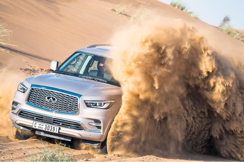الظهور الأول في المنطقة لسيارة إنفينيتي QX80 