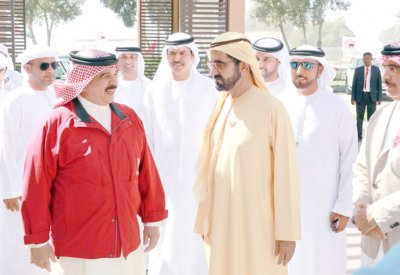 العاهل يشهد سباق كأس جلالته للقدرة للعموم والناشئين