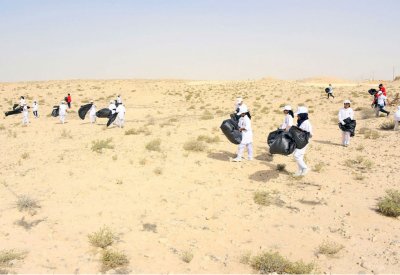 بلدية الجنوبية تنظم أكبر حملة نظافة في البر